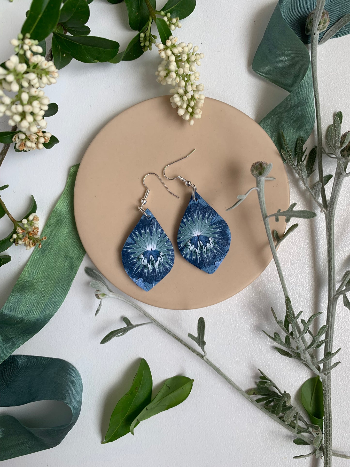Earrings - Oceania leaf